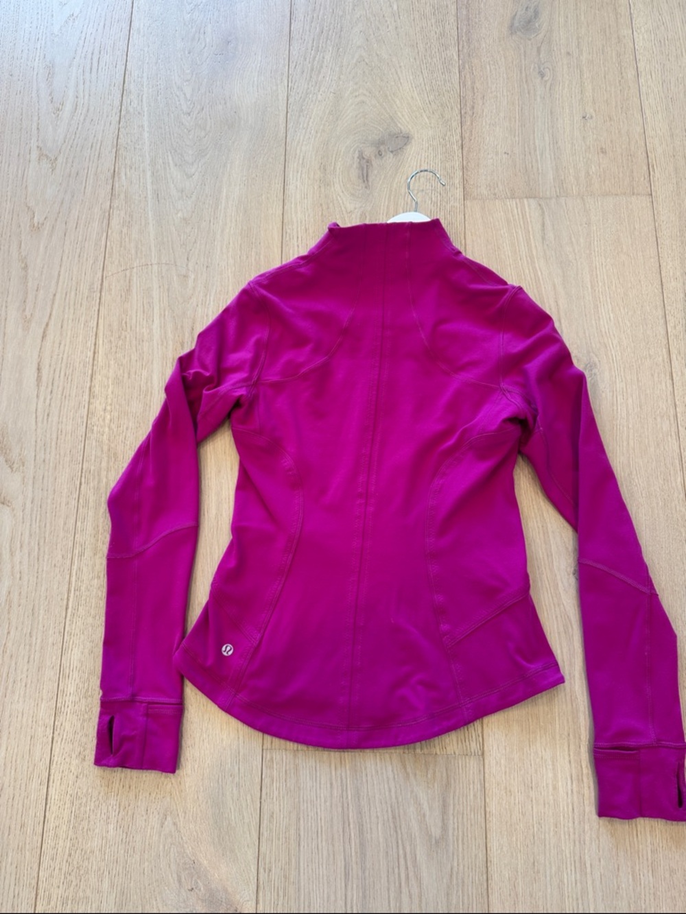 Lululemon! FUN spring color! Bright pink! Fitted Full-Zip Jacket! - Picture 2 of 2